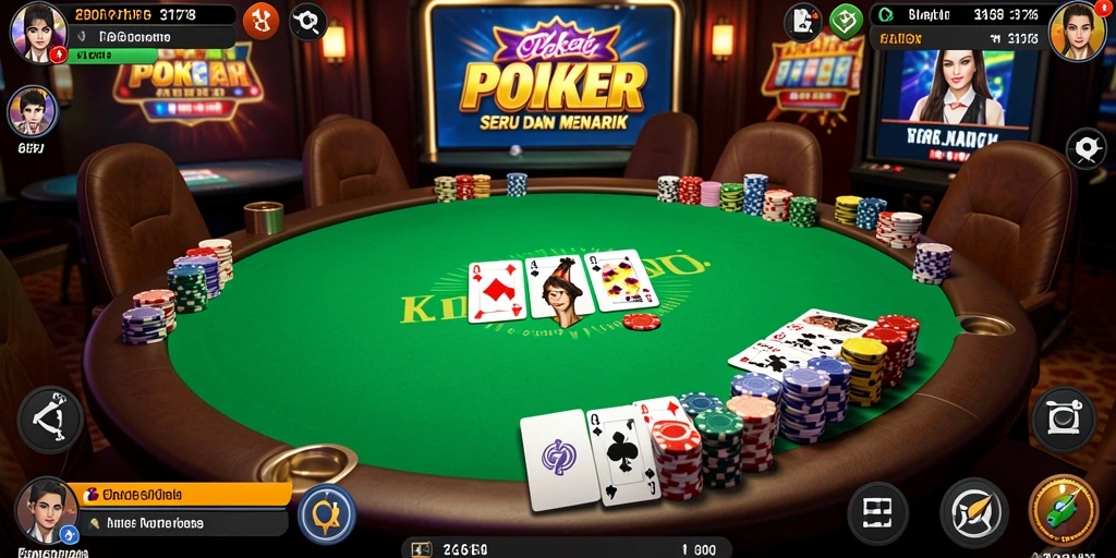Tampilan seru gameplay Poker di 3178.