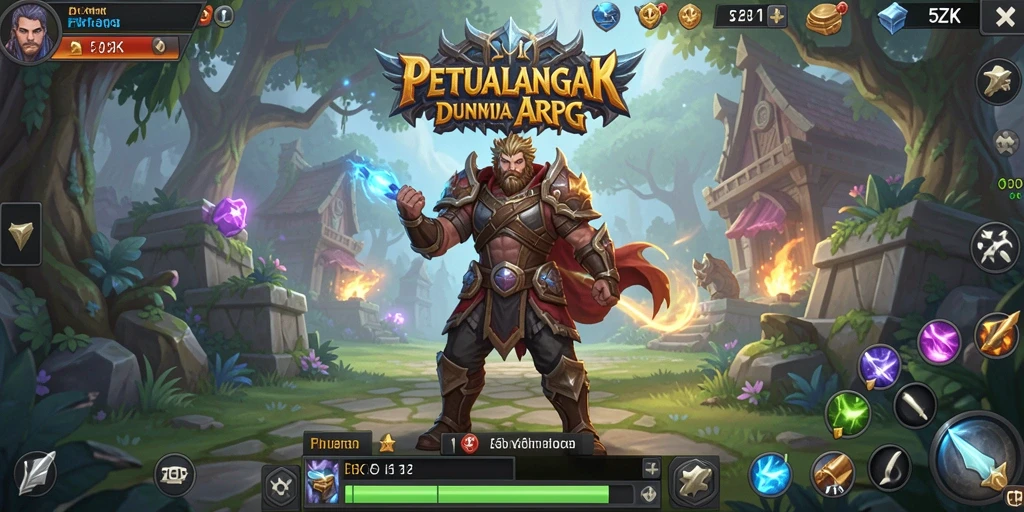 Screenshot tampilan gameplay mendalam 5ZK dengan aksi seru.