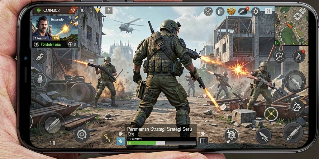 Tampilan seru gameplay COIN303 dengan strategi yang mendalam.