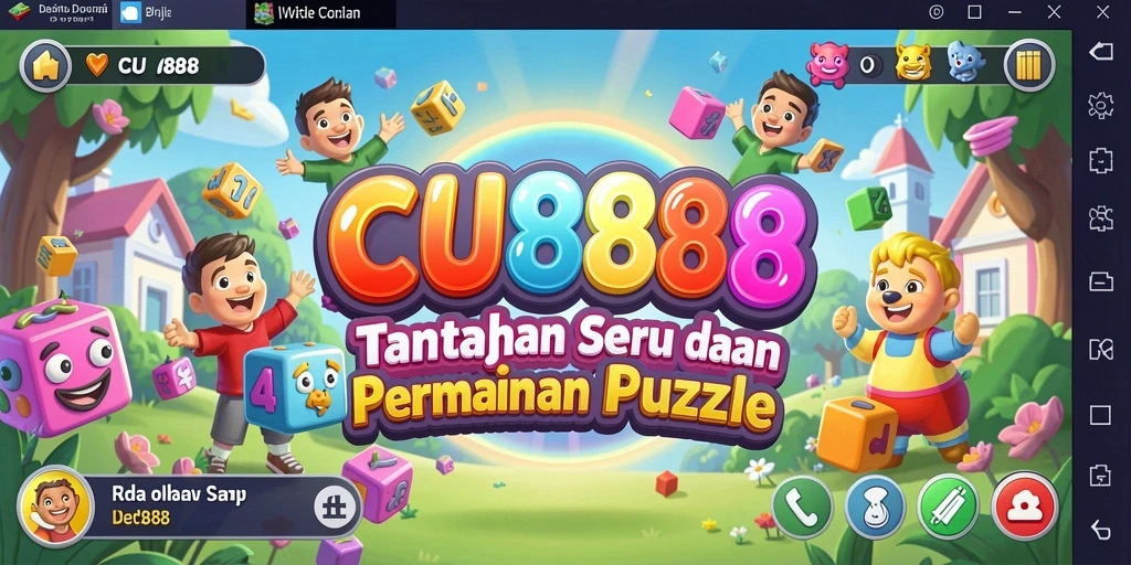 Tampilan gameplay seru dari CU888 yang menyajikan teka-teki menarik.