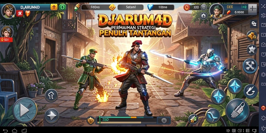 Tampilan gameplay <strong>DJARUM4D</strong> yang menantang dan menawan.