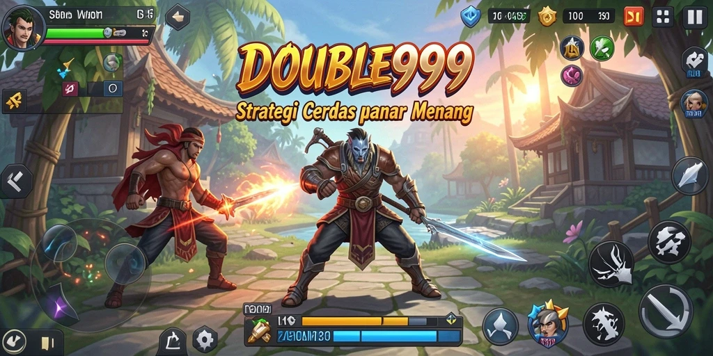 Gameplay <strong>DOUBLE999</strong> yang penuh taktik dan strategi.