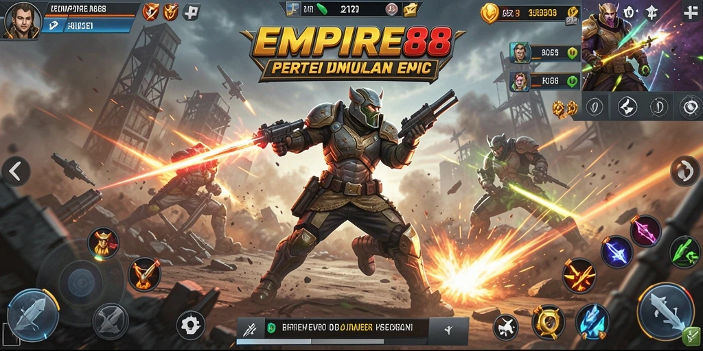 Tampilan gameplay seru dari EMPIRE88 dalam aksi pertempuran.