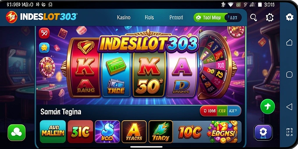 Tampilan gameplay mendebarkan dari INDESLOT303 dengan efek visual yang menawan.