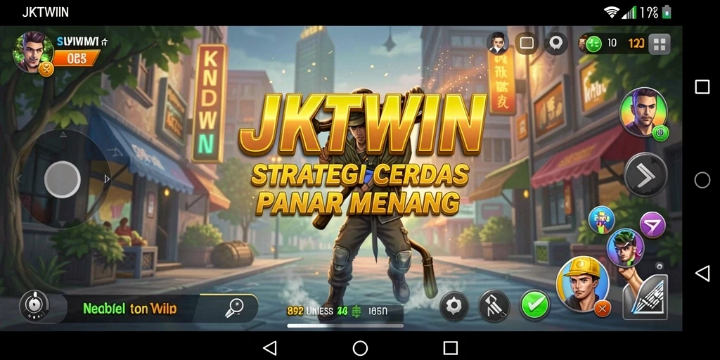 Tampilan gameplay JKTWIN yang menarik dan strategis.