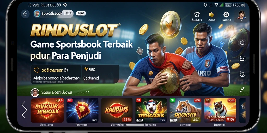Tampilan menarik dari gameplay RINDUSLOT dalam taruhan olahraga.