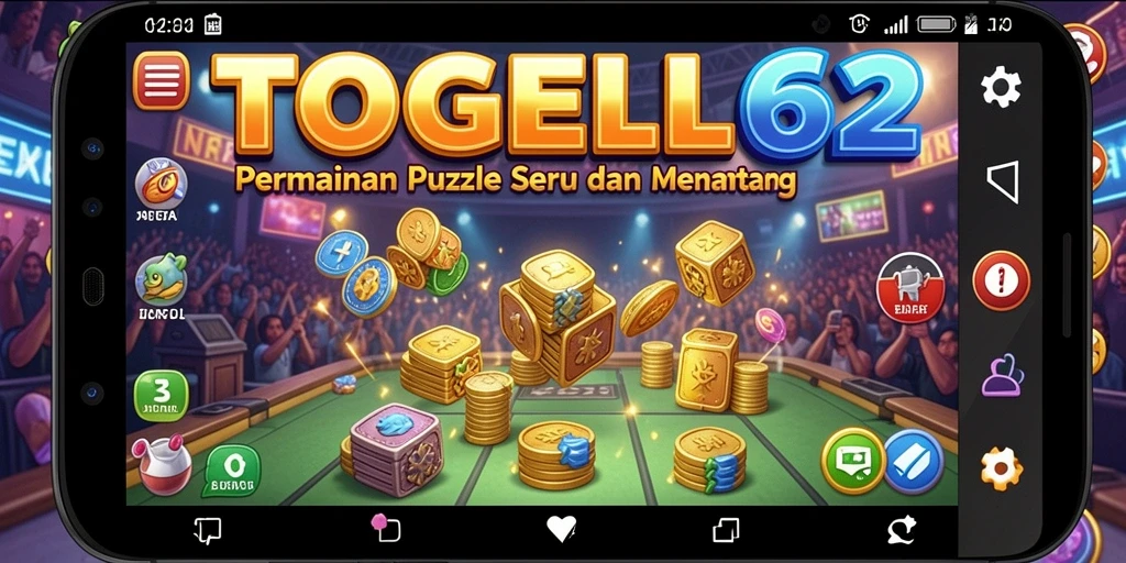 Tangkapan layar utama <strong>TOGEL62</strong> menunjukkan gameplay Puzzle yang menarik.