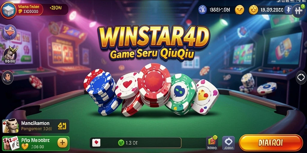 Tangkapan layar utama dari gameplay seru QiuQiu.