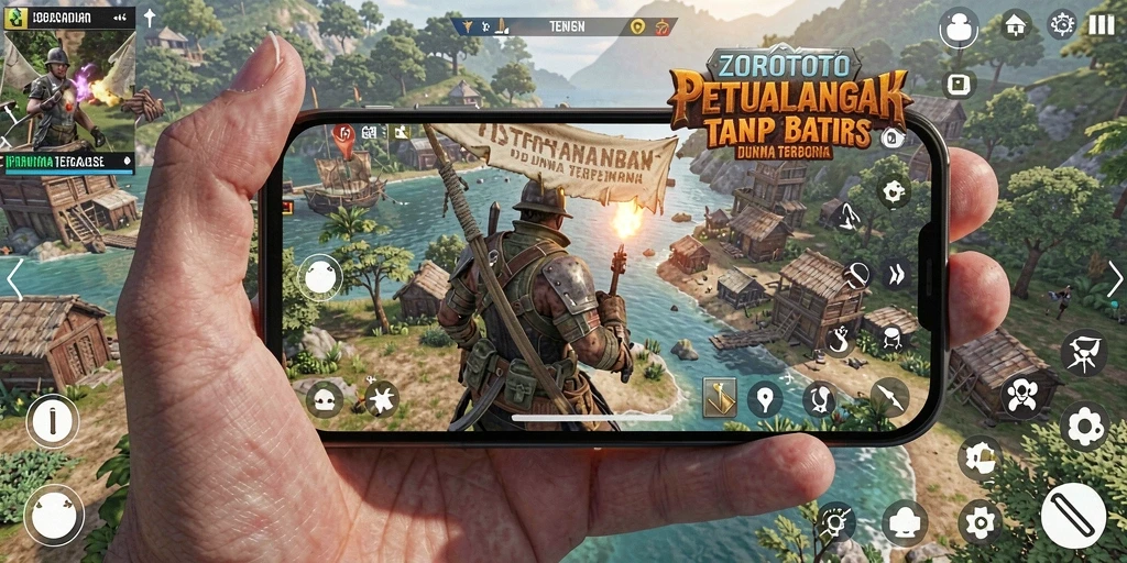 Gameplay menarik di dunia terbuka ZOROTOTO.